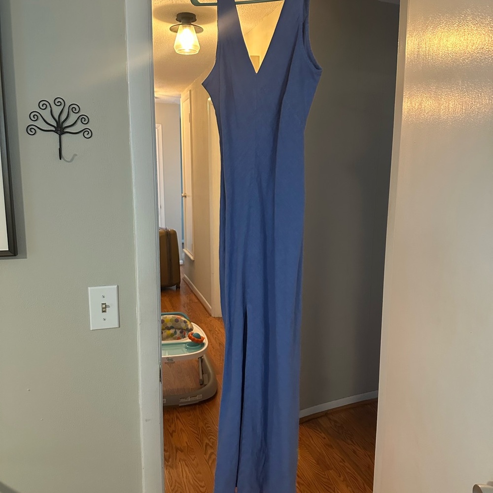 Linen Maxi Dress